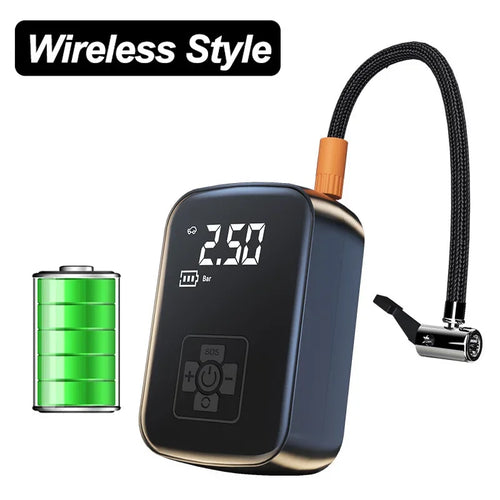 150PSI Wired/Wireless Car Air Compressor Electric Tire Inflator Pump