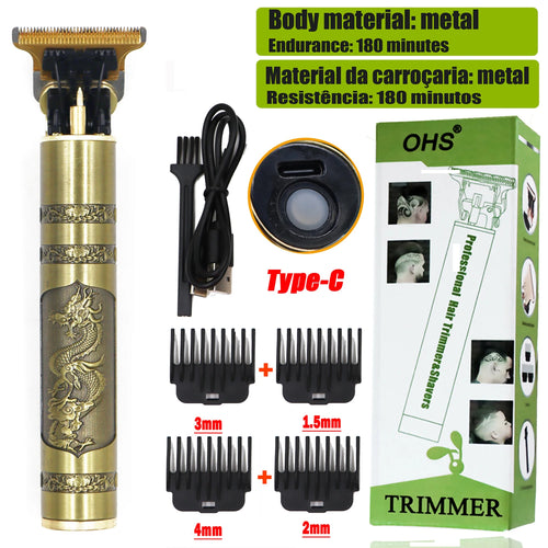 Tondeuse Dragon Vintage T9 Cordless Professional Hair Clippers