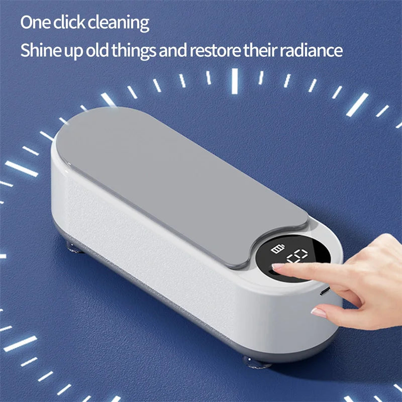 Portable Household Cleaning Machine, 450ml Clean Pod Ultrasonic