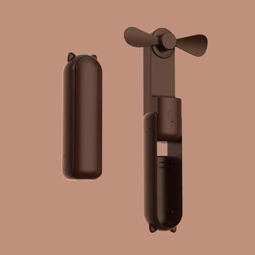 Portable Folding Electric Fan 3-in-1 Mini Handheld Cooling Fan