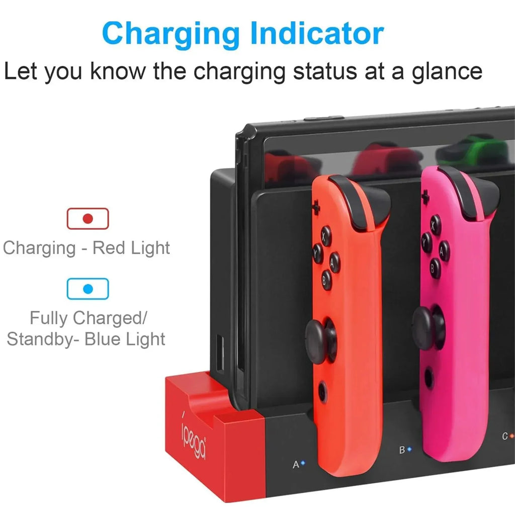 IPEGA PG-9186 Joycon Charging Dock Station for Switch&OLED - Charges