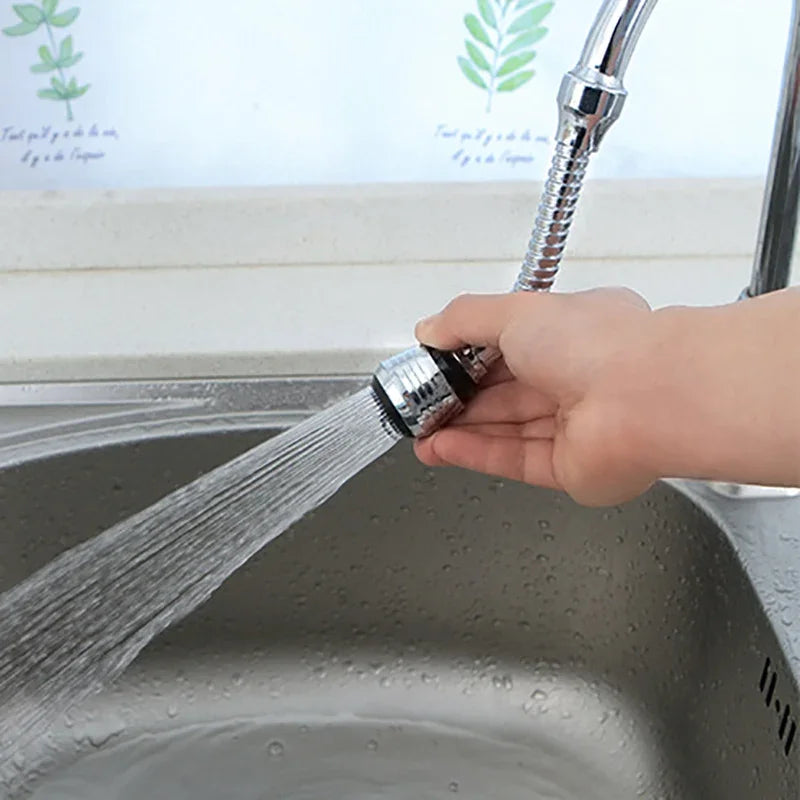 360° Adjustment Kitchen Faucet Extender Dual Mode Water Saving